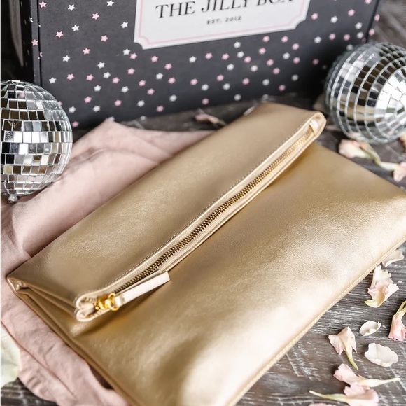 Fawn Design for The Jilly Box - Gold Foldover Clutch - Winter 2022 - Picture 5 of 5